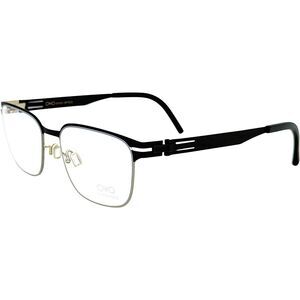 OVVO 3908 Unisex Metal Eyeglass Frame 50 63 B Black Light Gold  50-19